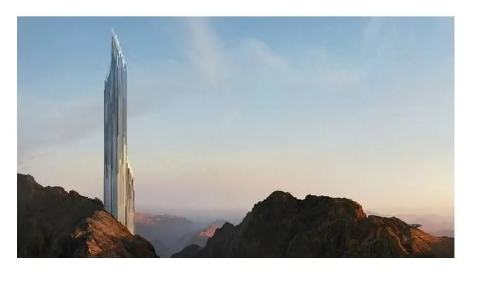 El nuevo rascacielos de Trojena es una de las joyas de la corona de este megaproyecto dividido en 10 regiones. (Neom)  